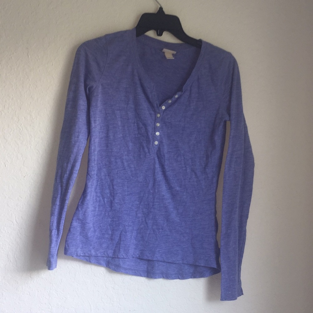 Purple/blue long sleeved shirt